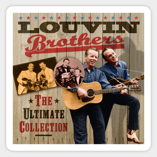 The Louvin Brothers - The Ultimate Country Collection Sticker by PLAYDIGITAL2020